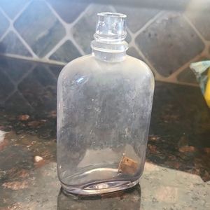 91 B old glass bottle